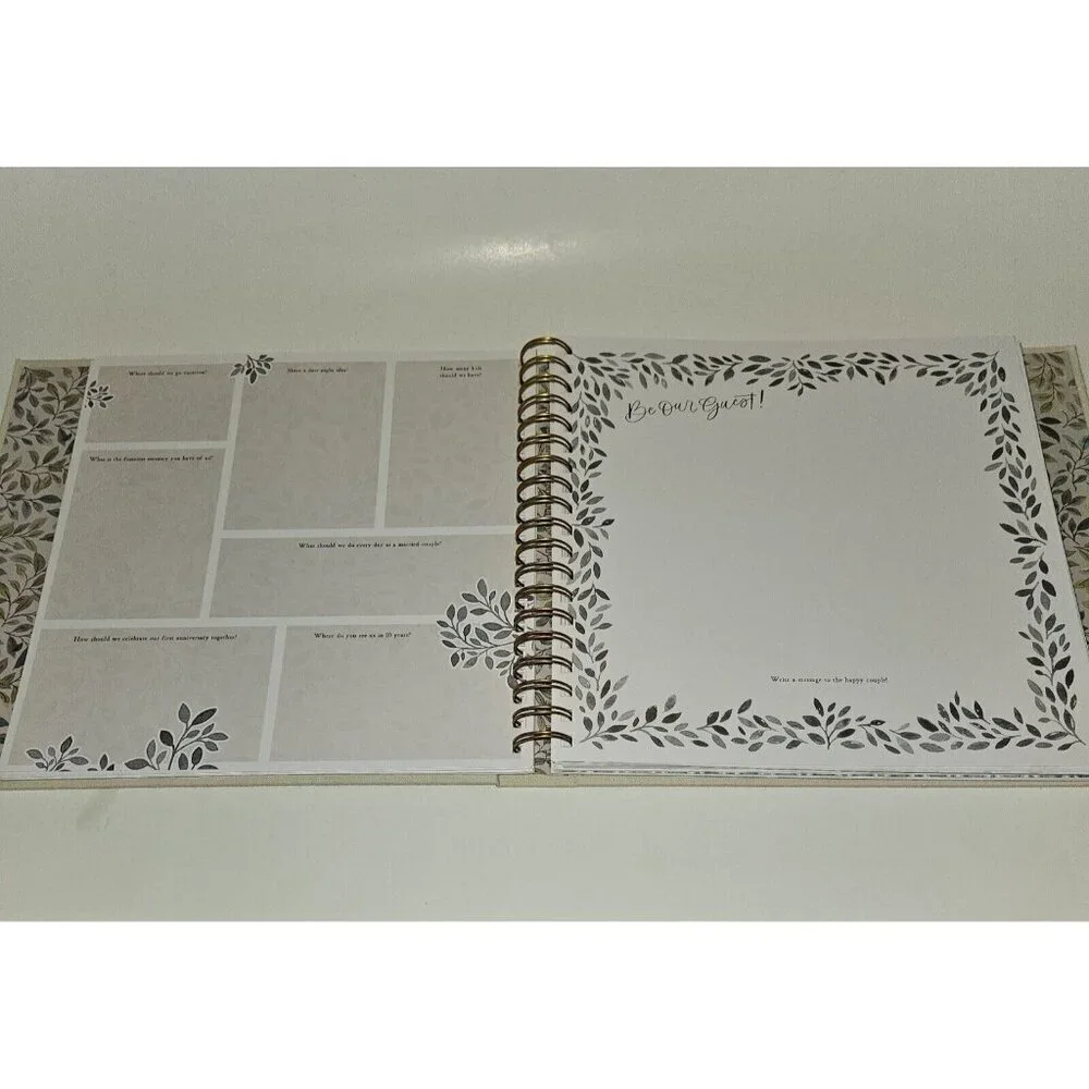 As We Grow Modern Memory Book Married Couples Wedding Shower Album NEVER USED